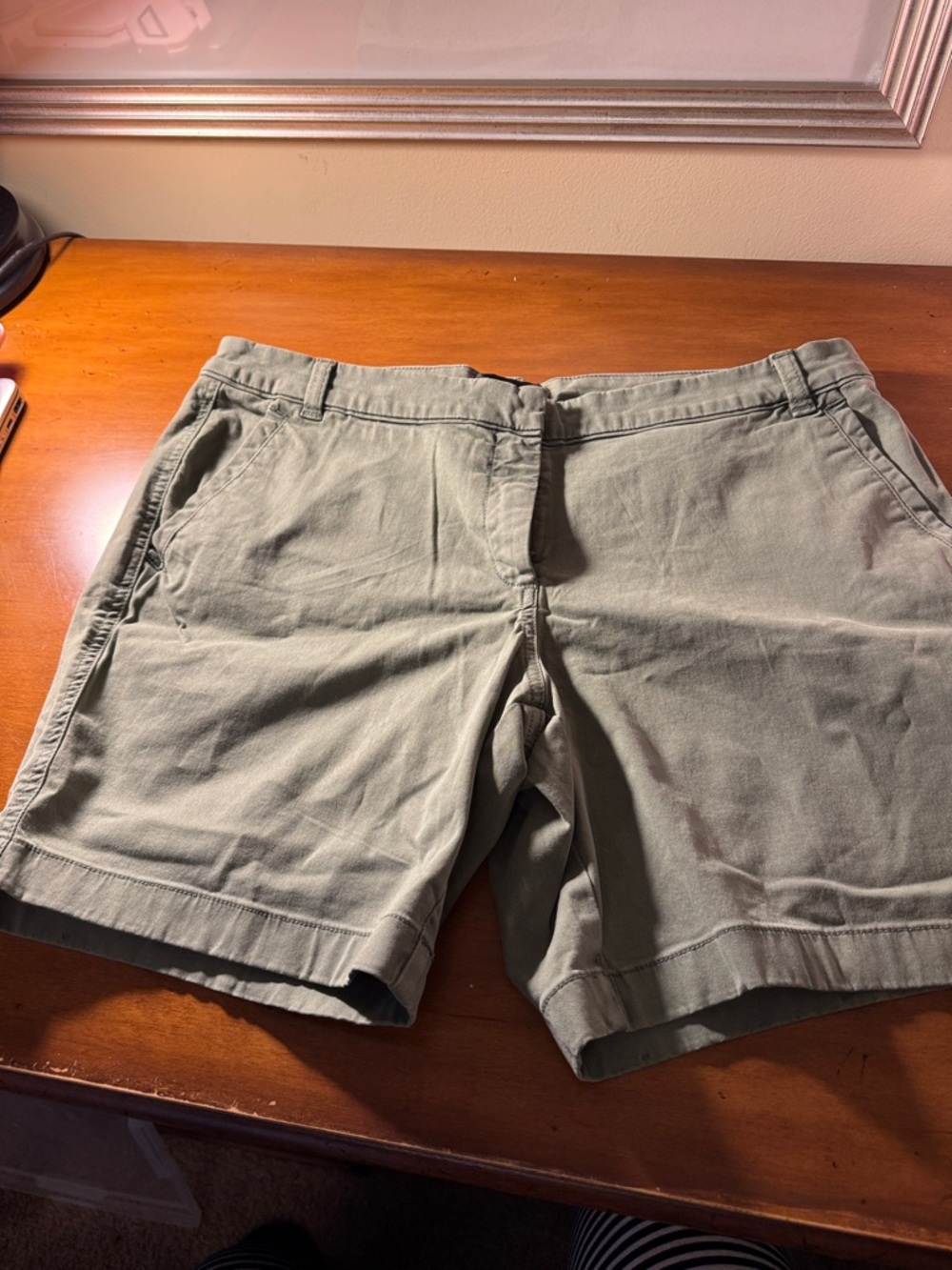 J. Crew NWOT size 14 Olive Green Women’s Chino Shorts